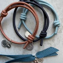 Load image into Gallery viewer, KNOT BRACELET LIGHT POWDER BLUE