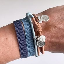 Load image into Gallery viewer, KNOT BRACELET LIGHT POWDER BLUE