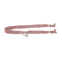 Load image into Gallery viewer, GRAND COTTON BRACELET BURGUNDY/GREY