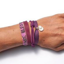 Load image into Gallery viewer, KNOT BRACELET PLUM PURPLE