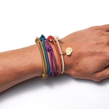 Load image into Gallery viewer, KNOT BRACELET BRICK RED