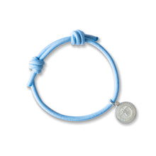 Load image into Gallery viewer, KNOT BRACELET VANILLA SKY BLUE
