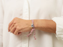 Load image into Gallery viewer, GRAND COTTON BRACELET BURGUNDY/GREY