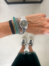 Load image into Gallery viewer, GRAND COTTON BRACELET NAVY BLUE/GREY