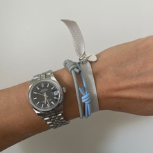 Load image into Gallery viewer, KNOT BRACELET VANILLA SKY BLUE