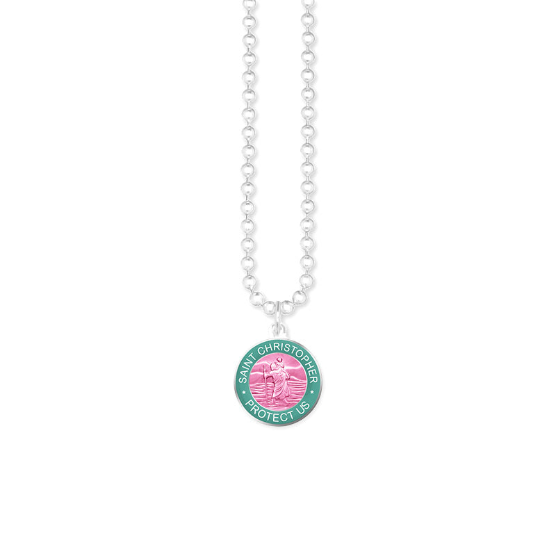 St christopher necklace get on sale back