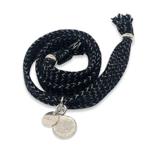 Load image into Gallery viewer, GRAND COTTON BRACELET BLACK/WHITE