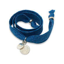 Load image into Gallery viewer, GRAND COTTON BRACELET BLUE TURQUOISE