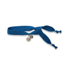 Load image into Gallery viewer, GRAND COTTON BRACELET BLUE TURQUOISE