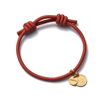 Load image into Gallery viewer, KNOT BRACELET BRICK RED
