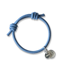 Load image into Gallery viewer, KNOT BRACELET BLUE GREY
