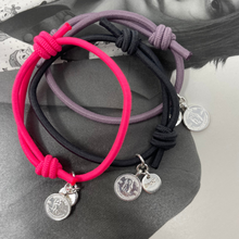 Load image into Gallery viewer, KNOT BRACELET NEON FUCHSIA
