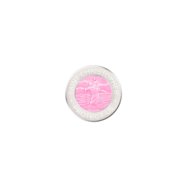 Necklace Small Mini Saint Amsterdam with Chain (white/pink)