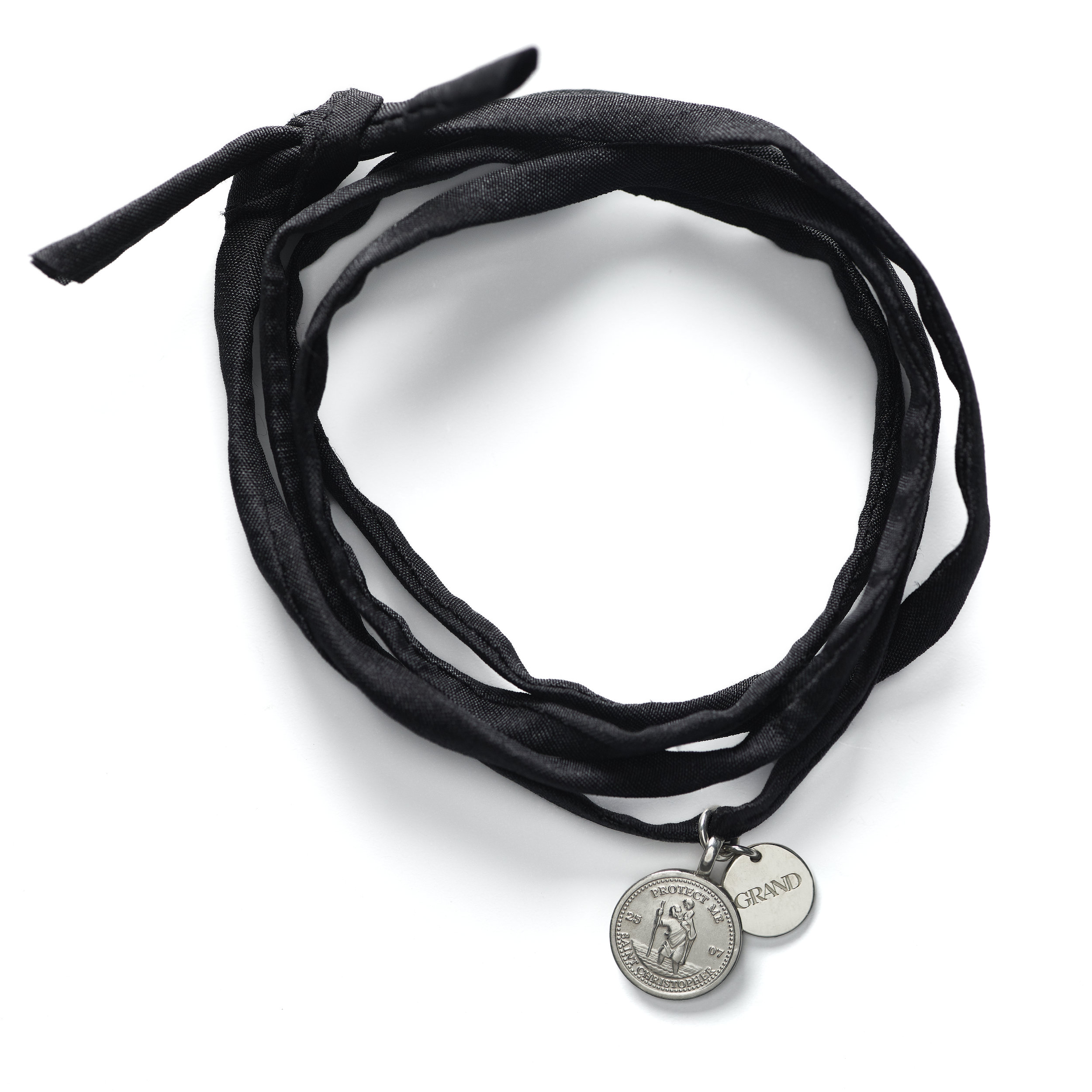 Bracelet Saint Grand with Satin Cord