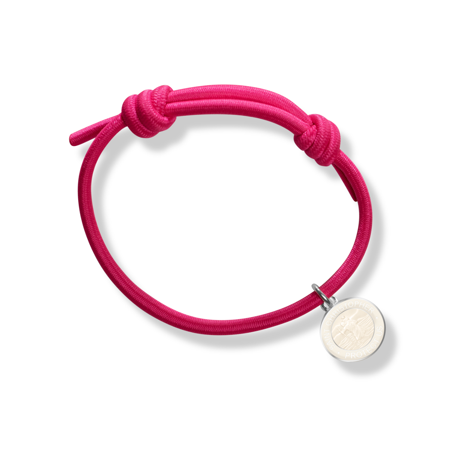 Neon Knot Bracelet Pink
